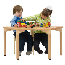 22"/44" x 22" Trapezoidal Table - 22" Height