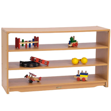 Open Back Shelf 4' x 28" w/ Two Shelves