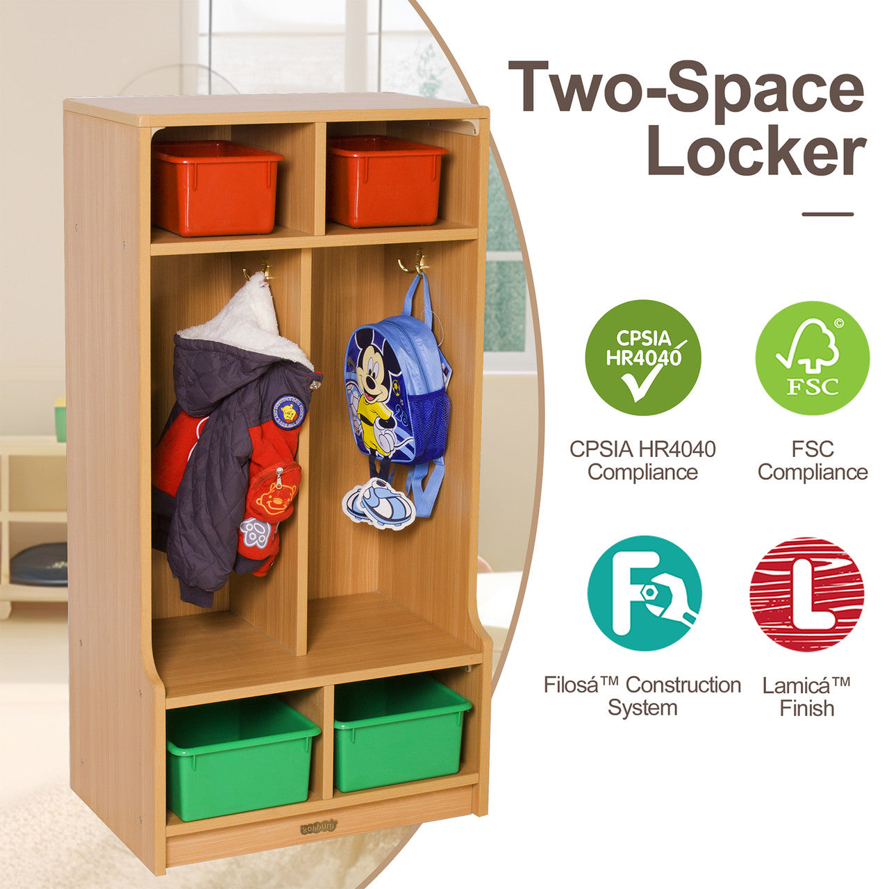 Two-Space Locker