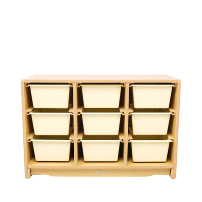 Tote Shelf 3' x 24" w/ Totes