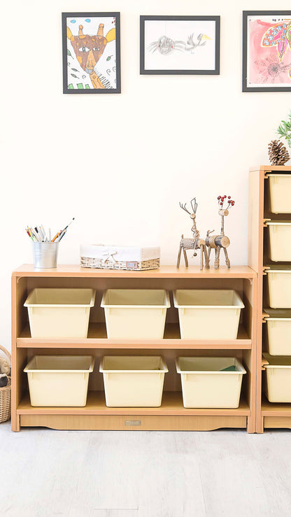 Craft Shelf - 3?¡¥ x 24?¡À w/ Totes