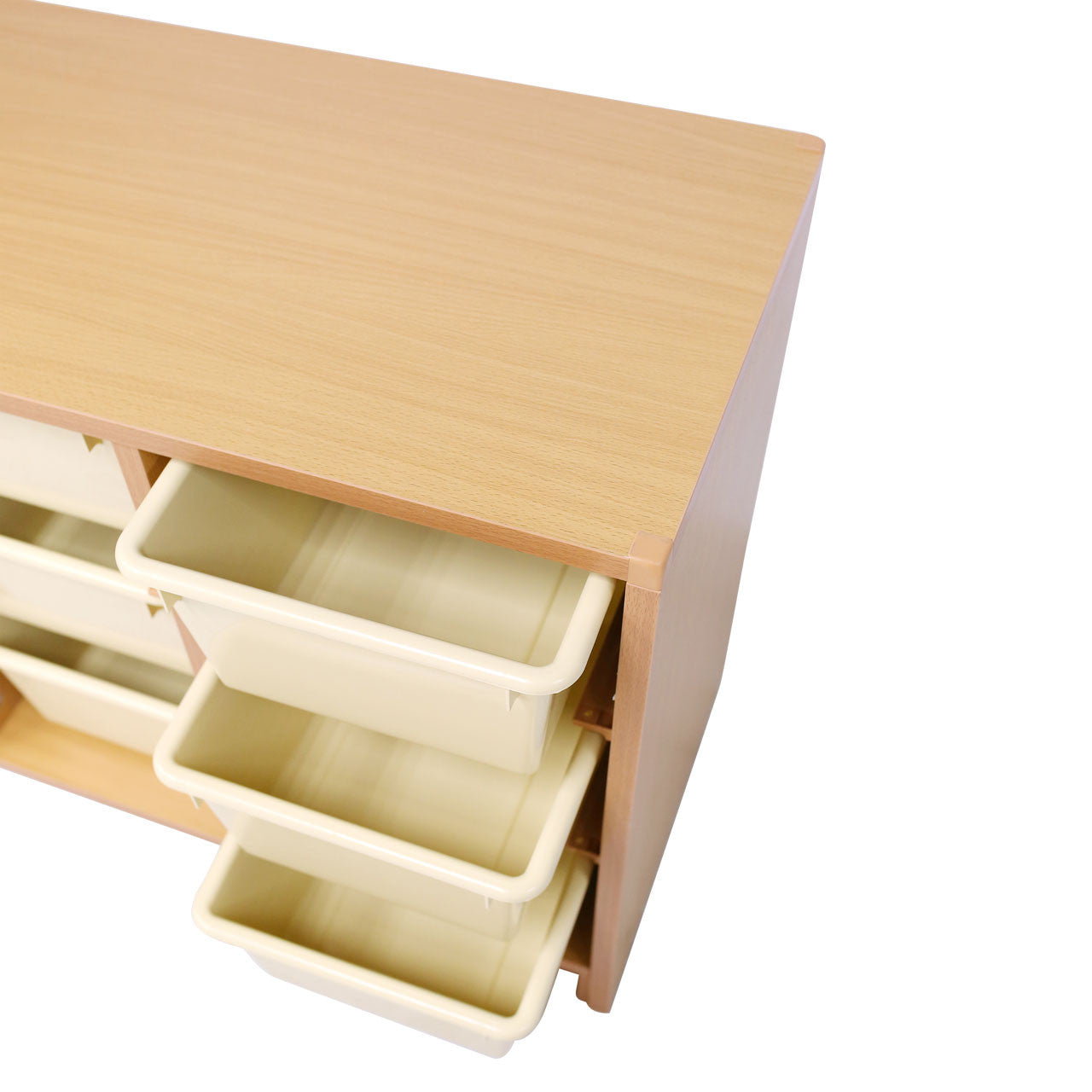 Tote Shelf 3' x 24" w/ Totes