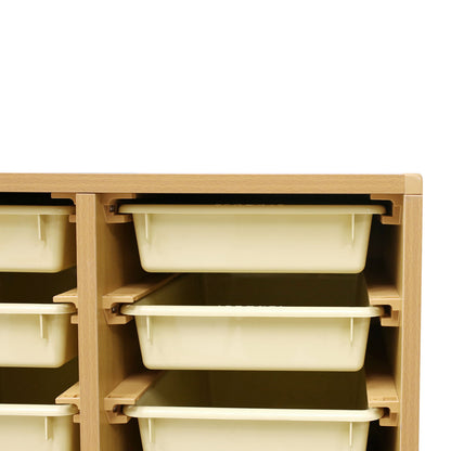 Tote Shelf 3' x 32" w/ Totes