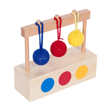 Imbucare Box with 3 Colored Knitted Balls