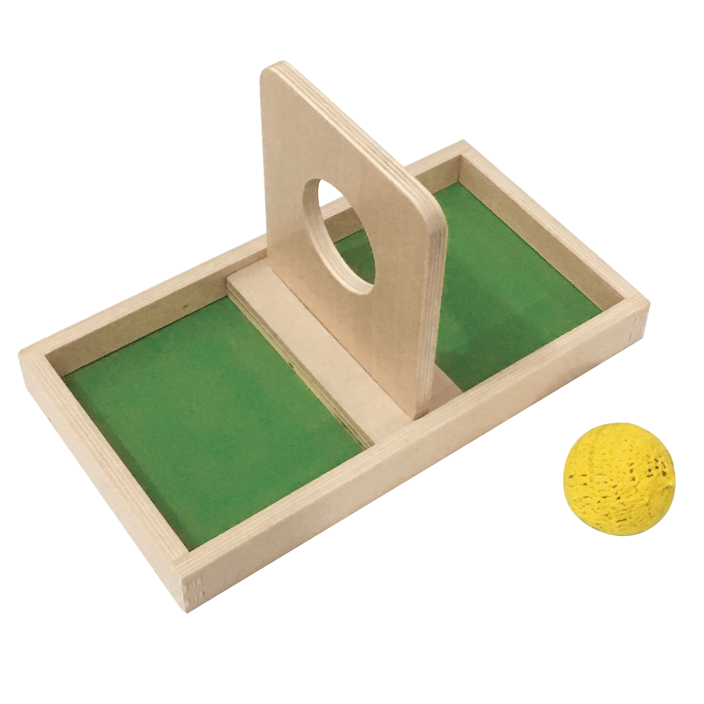 Imbucare Board with Knitted Ball