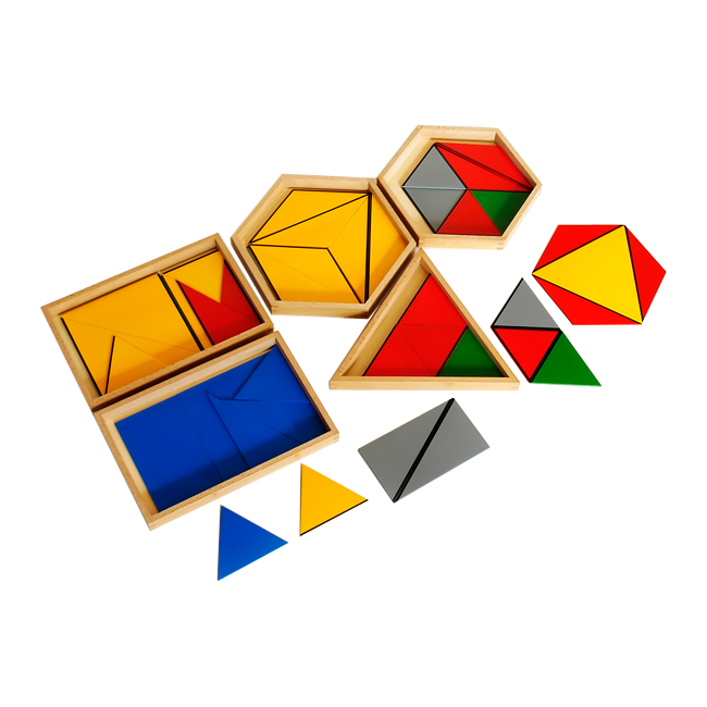 Constructive Triangles In Five Boxes