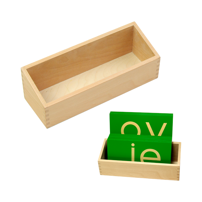Box for the Lower Case Double Sandpaper Letters