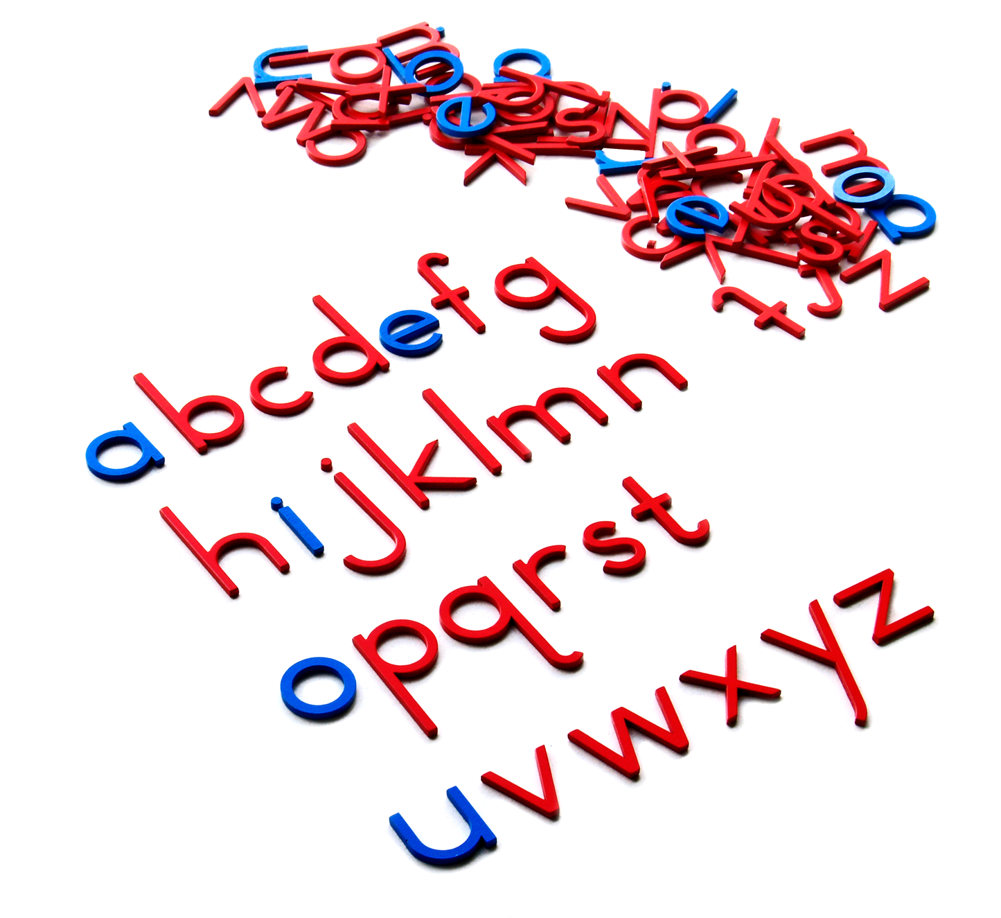Medium Movable Alphabet (Print, Mix Blue & Red)