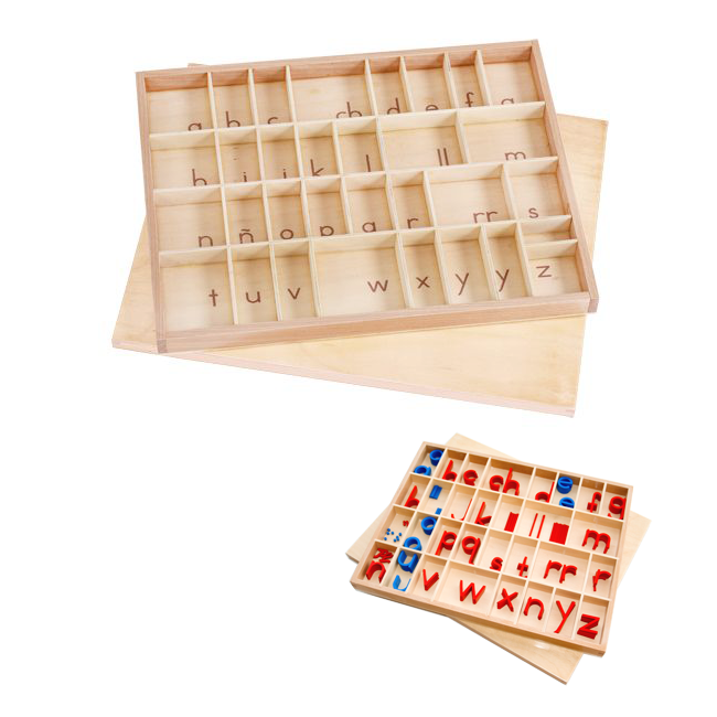 Small Movable Alphabet Box (Spanish)