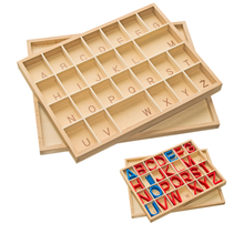 Small Movable Alphabet Box (Upper Case Letters)