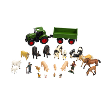 The Farm: Set of Farm Animals, People, Tractor