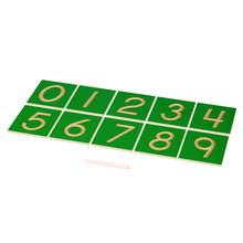 Hollow Number Shapes (USA Print)