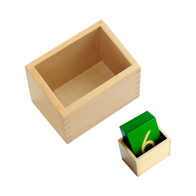 Sandpaper Numerals Box