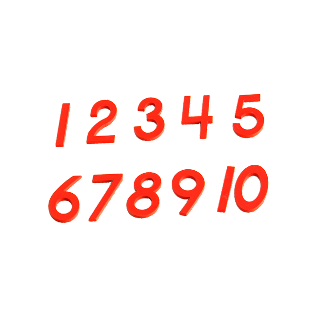 Cut-Out Numerals (USA Print)