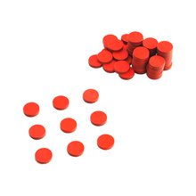 Red Wooden Counters (100 Pcs)