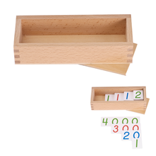 Small Number Cards Box