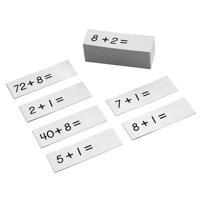 Addition Working Chart Problems Slips