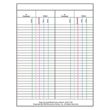 Paper for Small Bead Frame (50 Sheets)