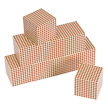 9 Wooden Cube of 1000