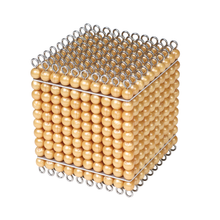 Golden Bead Thousand Cube