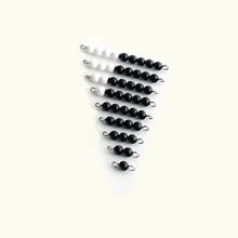 Black and White Bead Stairs