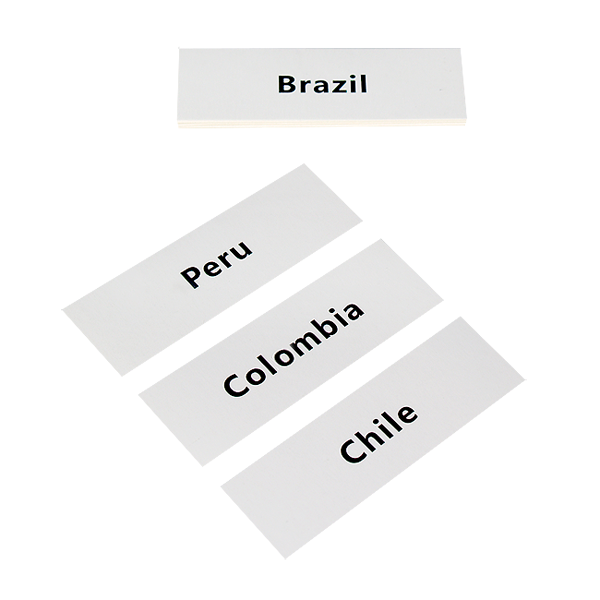 South America Labels