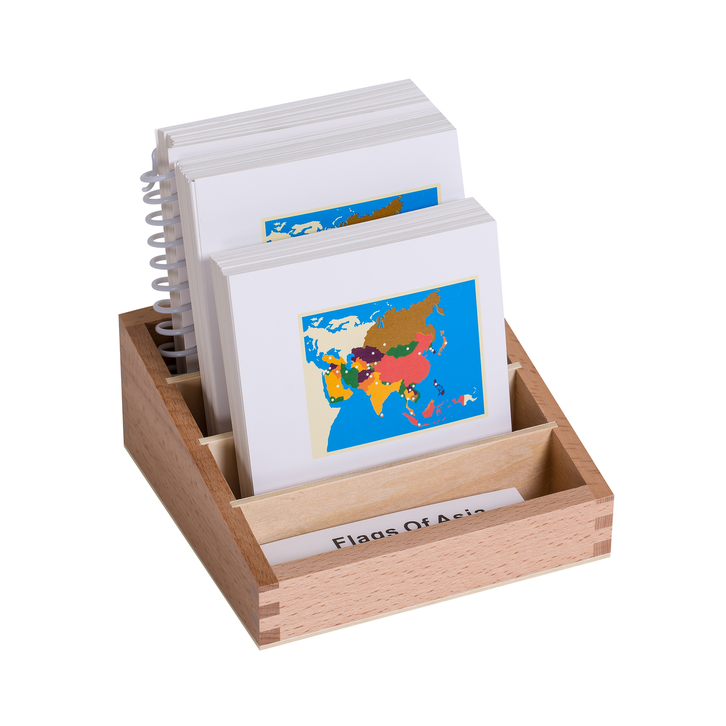 Asia Flags Nomenclature Cards