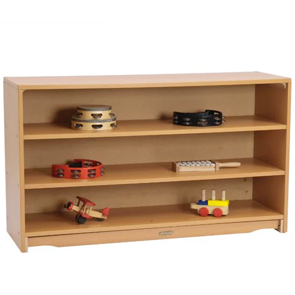 Closed Back Shelf 45" x 28" w/ Two Shelves